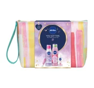 Płyny micelarne - You Got This zestaw antyperspirant roll-on 50ml + odświeżający żel pod prysznic 300ml + pielęgnująca pomadka do ust 5.5ml + kojący płyn micelarny 200m - miniaturka - grafika 1