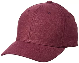 Czapki męskie - Flexfit czapka z daszkiem, uniseks, naturalny melanż, dla kobiet i mężczyzn, czerwony, L-XL - grafika 1