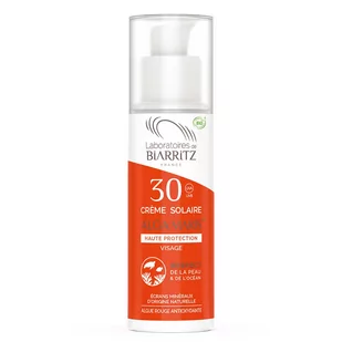 Laboratoires de Biarritz Alga Maris Krem do twarzy z filtrem SPF 30 50 ml - Balsamy i kremy do opalania - miniaturka - grafika 1