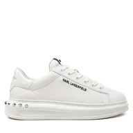 Sneakersy męskie - Sneakersy KARL LAGERFELD KL52574A Biały - miniaturka - grafika 1