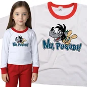 Piżamy dla dziewczynek - Piżama dziecięca Wilk I Zając Ja Ci Pokażę 98/104 - VoloDonum - miniaturka - grafika 1