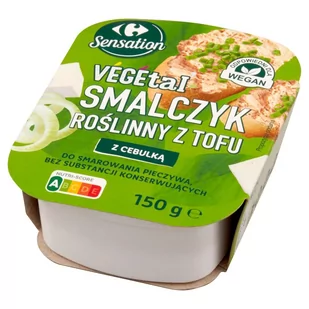 Carrefour Sensation Vegetal Smalczyk roślinny z tofu z cebulką 150 g - Produkty wegańskie i wegetariańskie - miniaturka - grafika 1