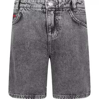 Spodnie i spodenki dla chłopców - HUGO KIDS Jeansowe szorty hugo 446 | Regular Fit - grafika 1
