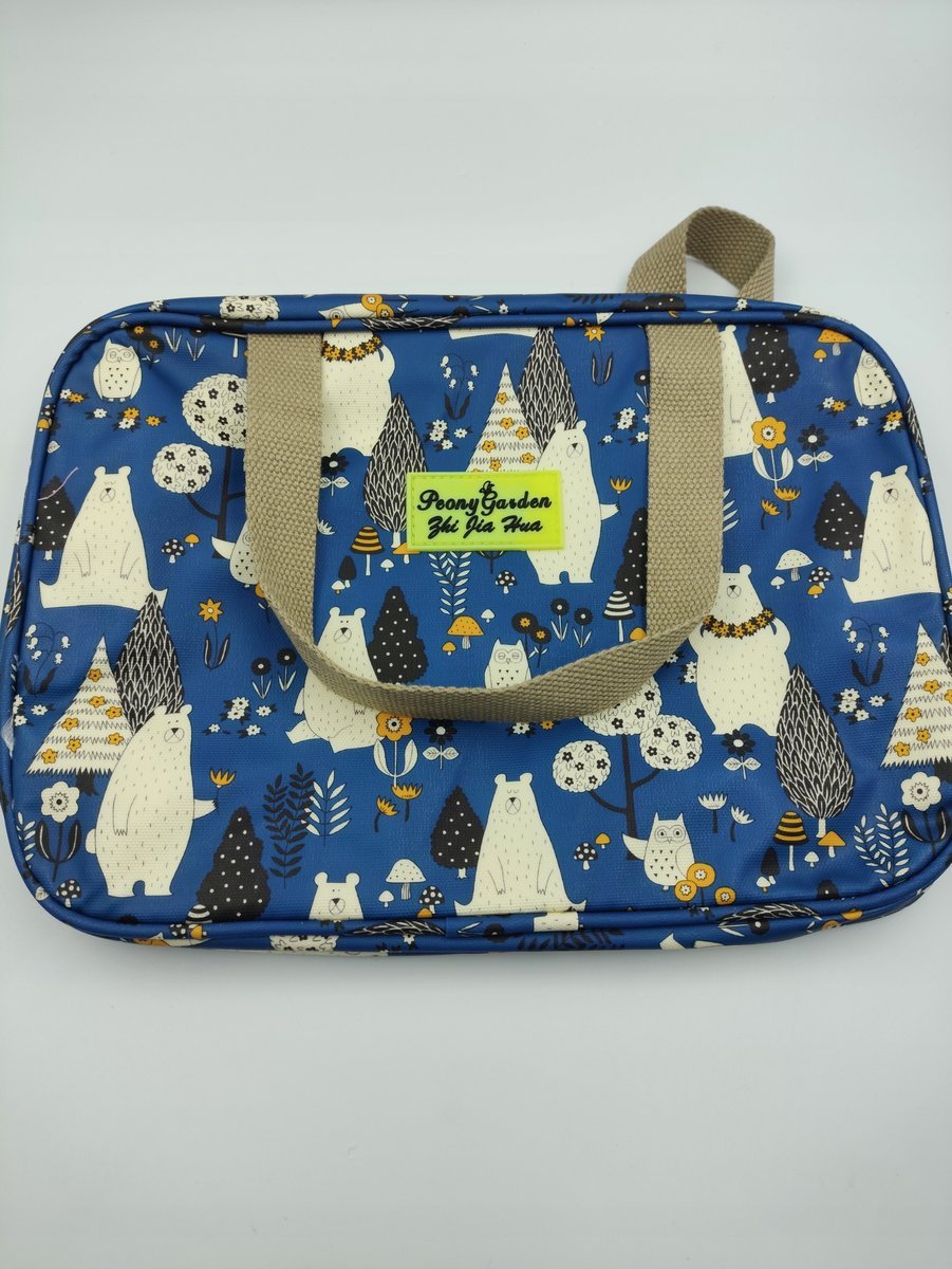 Kosmetyczka Simplo torba sportowa termiczna damska dla dziecka niebieski