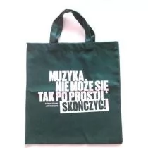 Torby i wózki na zakupy - Polskie Wydawnictwo Muzyczne Torba - cytat zielona - grafika 1
