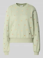 Bluzy damskie - Bluza o kroju regular fit z mieszanki bawełny model ‘ATIKA’ - miniaturka - grafika 1