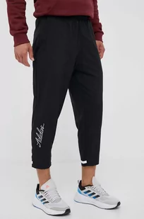 adidas spodnie dresowe kolor czarny gładkie - Spodnie męskie - miniaturka - grafika 1