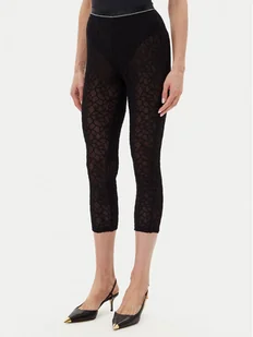 PINKO Spodnie materiałowe 105226 A2M5 Czarny Slim Fit - Spodnie damskie - miniaturka - grafika 1