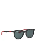 Okulary dla dzieci - Ray-Ban Okulary przeciwsłoneczne 0RJ9082S 718371 Czarny - miniaturka - grafika 1
