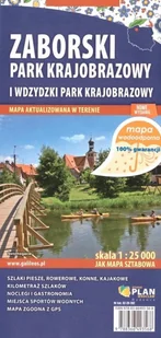 Plan Mapa turyst. - Zaborski Park Krajobrazowy 1:25 000 - Atlasy i mapy - miniaturka - grafika 2