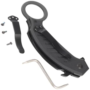 Nóż FOX PikAL / Karambit Black G10, Black Idroglider N690Co by Giuliano Ron (FX-826) - Noże - miniaturka - grafika 1