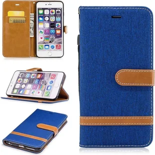 Etui na telefon komórkowy Apple iPhone 6 / 6s Jeans Cover Niebieski - Etui i futerały do telefonów - miniaturka - grafika 1