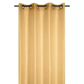 Firany - Stof Firana Linwood 140x260 musztardowa błyszcząca - miniaturka - grafika 1