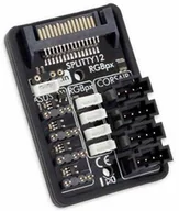 Chłodzenie wodne - aqua computer RGBpx Splitty12 Active ARGB-Hub - miniaturka - grafika 1