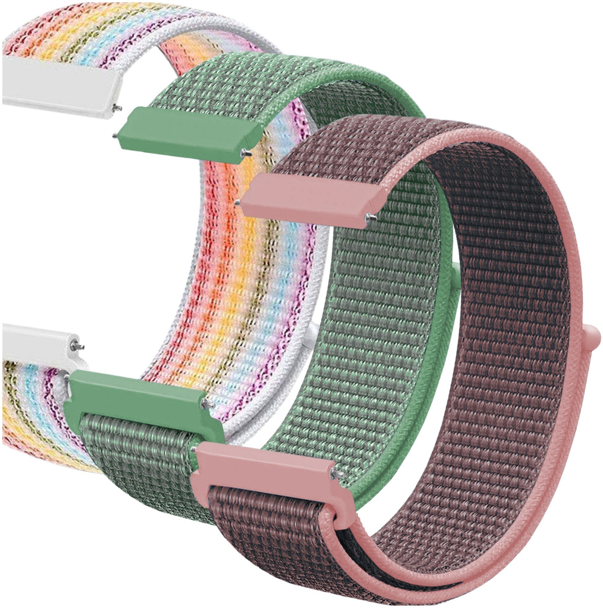 ChronSmarta Zestaw: 3x pasek ChronSmarta do Samsung Galaxy Watch 3 4 5 5 pro 6 7 40mm 44mm Classic