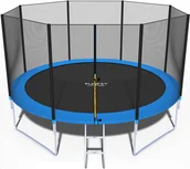Trampoliny - FunFit trampolina ogrodowa dla dzieci, 404 cm - miniaturka - grafika 1