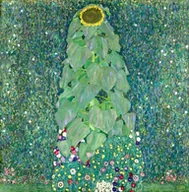 Plakaty - Galeria Plakatu, Plakat, Słonecznik, Gustav Klimt, 50x50 cm - miniaturka - grafika 1