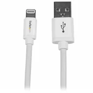 Kable USB - StarTech Kabel USB2 m LIGHTNING TO USB CABLE - USBLT2MW - miniaturka - grafika 1