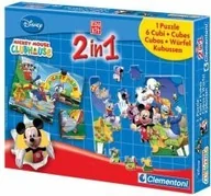 Puzzle - CLEMENTONI 12631 PUZZLE I KLOCKI MMCH 2W1 - miniaturka - grafika 1