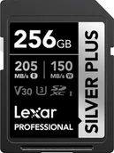 Karty pamięci - Karta Lexar Professional Silver Plus SDXC 256 GB Class 10 UHS-I/U3 V30 LSDSIPL256G-BNNNG - miniaturka - grafika 1