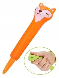 długopisy LISEK GNIOTKI cienkopisy GNIOTEK antystresowy dla dzieci szkolne - Cienkopisy - miniaturka - grafika 1