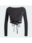 Swetry damskie - adidas Kardigan w kolorze czarnym - miniaturka - grafika 1