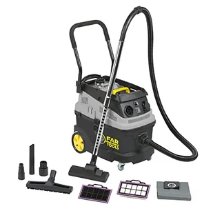 MF35 Odkurzacz do wody, kurz, tynk i gruz, potrójna filtracja i dekomaktowanie 1600W 35L, podwozione gniazdo, ściemniacz prędkości, wózki, wiele akcesoriów - Odkurzacze przemysłowe - miniaturka - grafika 1
