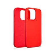 Etui i futerały do telefonów - Beline Etui Silicone iPhone 15 Pro 6,1" czerwony/red - miniaturka - grafika 1