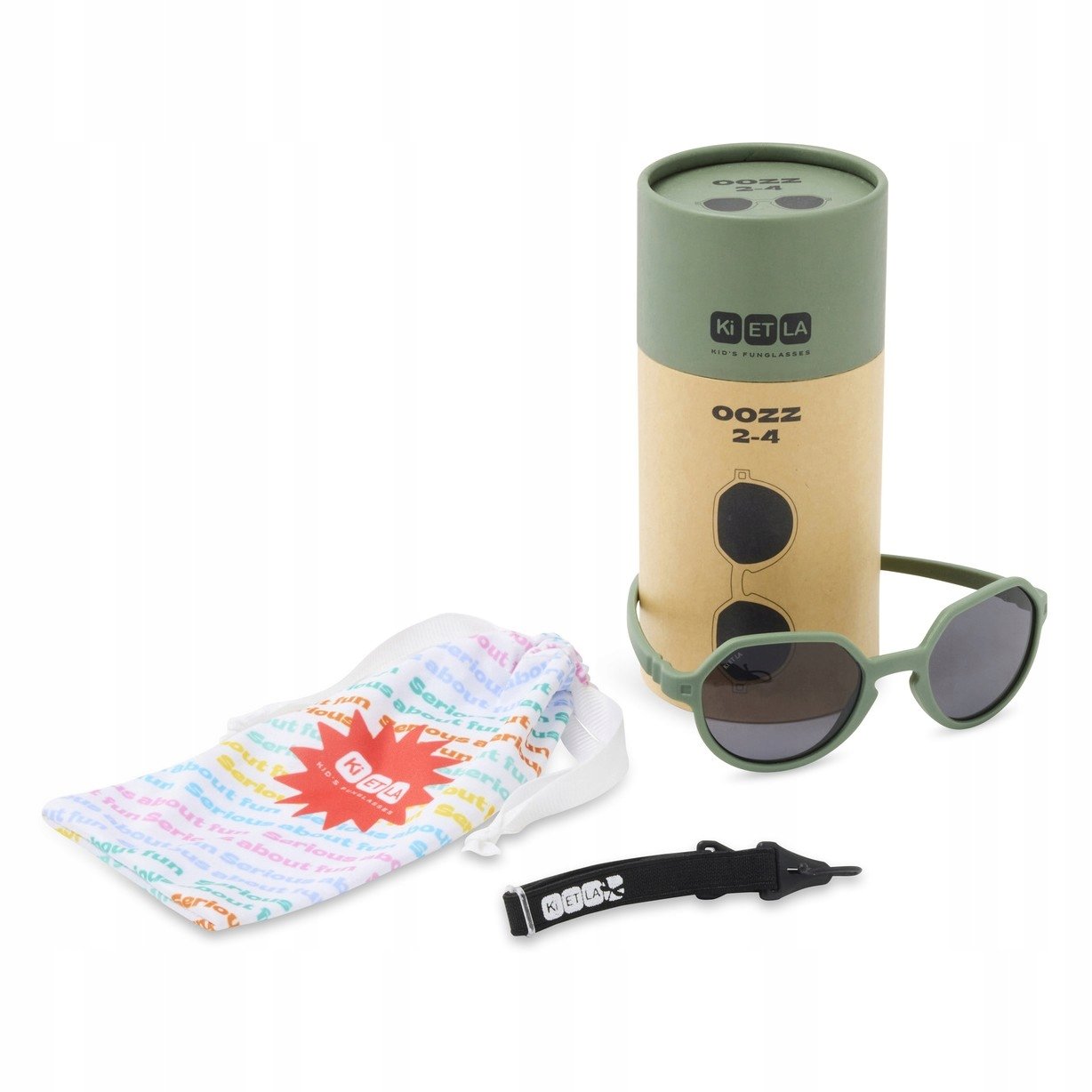 Ki Et La Okulary Przeciwsłoneczne OoZZ dla Dziecka 2-4 Kaki Uva Uvb Uvc