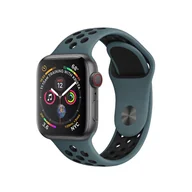 Akcesoria do smartwatchy - Wymienny pasek do smartwatcha Apple Watch Series 4 / 5 40 mm silikonowy szary - miniaturka - grafika 1