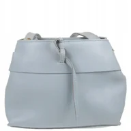 Torebki damskie - Niebieska Mała Torebka na Ramię Klasyczna Mpu - miniaturka - grafika 1