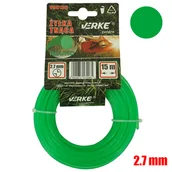 Akcesoria do kos i kosiarek - ŻYŁKA TNĄCA DO KOS I PODKASZAREK 2,7 MM 15 MB VERKE V90135 OKRĄGŁA - miniaturka - grafika 1