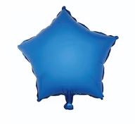 Balony i akcesoria - GoDan Balon foliowy, gwiazda, niebieski, 36 cm - miniaturka - grafika 1