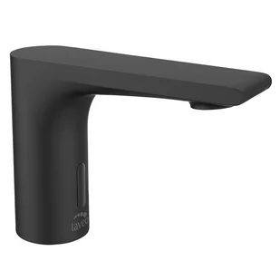 Bateria umywalkowa czarna Plato BLY_724D Laveo - Baterie umywalkowe - miniaturka - grafika 1