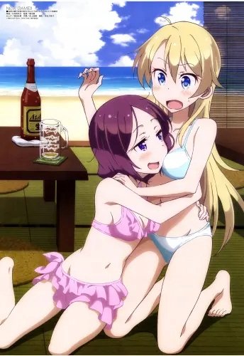 Plakat Anime Manga New Game+ ng_067 A1+ (custom)