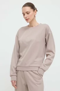Armani Exchange bluza damska kolor beżowy z aplikacją - Bluzy damskie - miniaturka - grafika 1