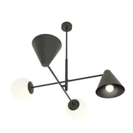 Lampy sufitowe - HERMES 4 BLACK - miniaturka - grafika 1