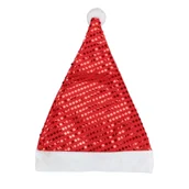 Ozdoby bożonarodzeniowe - Czapka świąteczna z cekinami 39 x 27 cm mix - miniaturka - grafika 1