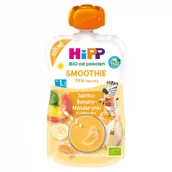 Desery dla dzieci - Hipp Smoothie Mus z owoców i soków po 1. roku jabłka-banany-mandarynki 120 ml Bio - miniaturka - grafika 1