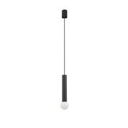 Lampy sufitowe - Nowodvorski Baton lampa wisząca 1-punktowa czarna 7852 7852n - miniaturka - grafika 1