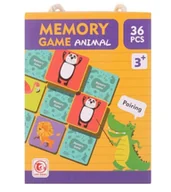 Gry planszowe - Memory Zwierzęta - gra - miniaturka - grafika 1