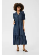 Sukienki - CULTURE Sukienka dżinsowa "Aurelia" w kolorze granatowym - miniaturka - grafika 1