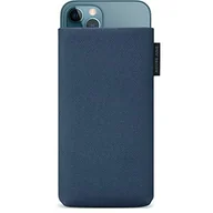 Etui i futerały do telefonów - Adore June Etui na telefon komórkowy Classic Recycled niebieskie kompatybilne z iPhone 13 / iPhone 13 Pro/iPhone 12 / iPhone 12 Pro, nowoczesne ekologiczne materiały R-PES, wyprodukowano w Europie - miniaturka - grafika 1