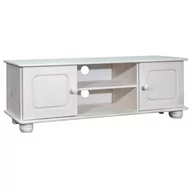 Szafki RTV - vidaXL Lumarko Szafka pod TV, 115x29x40 cm, lita sosna 325527 - miniaturka - grafika 1