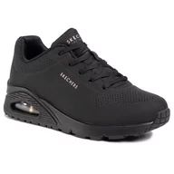 Sneakersy damskie - SKECHERS Sneakersy Uno-Stand On Air 73690/BBK Black - miniaturka - grafika 1
