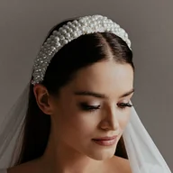 Ozdoby do włosów - Opaska pearls wish - miniaturka - grafika 1