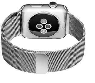 Pasek Mercury Mesh do Apple Watch Series 1/2/3/4/5/6/7/8/SE/SE2 38-41 mm Srebrny (8809724801571) - Akcesoria do smartwatchy - miniaturka - grafika 1