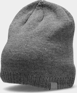 4f Czapka zimowa H4Z22-CAM002 Szary melanż r.ONE SIZE - Czapki damskie - miniaturka - grafika 1