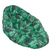 Poduszki ogrodowe - Patio Poduszka na fotel wiszący Oval 100 x 144 cm monstera - miniaturka - grafika 1