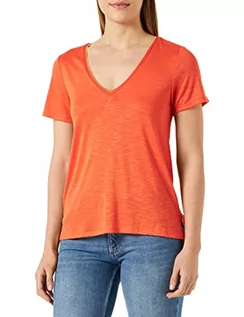 Koszulki i topy damskie - Vinol Lurex S/S Top – Noos, Tigerlily, XXL - grafika 1